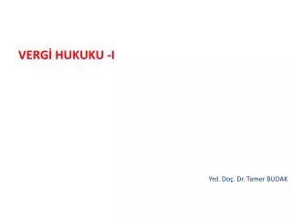 yrd do dr tamer budak