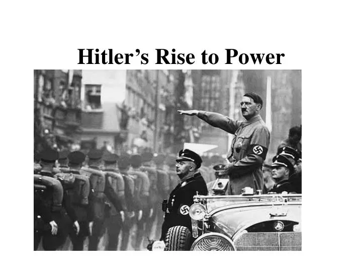 hitler s rise to power