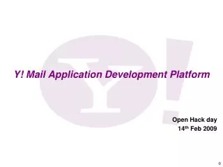 Y! Mail Application Development Platform