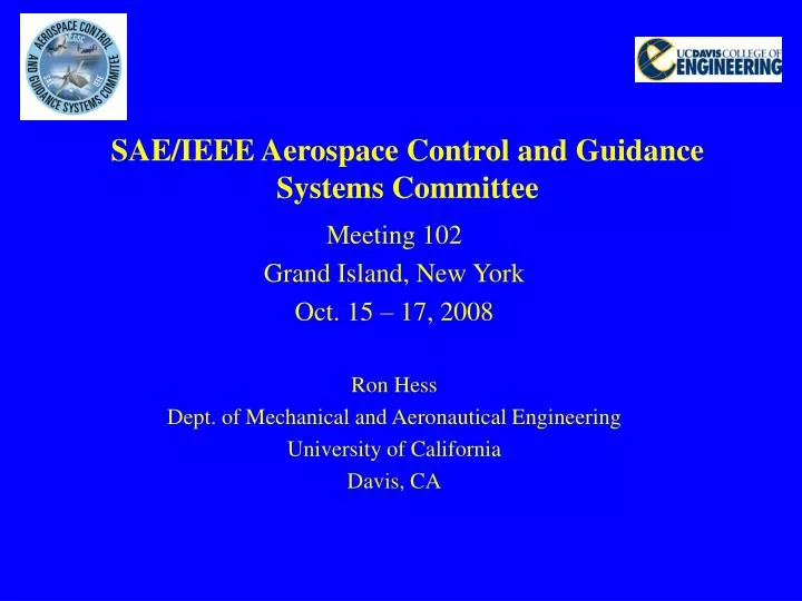 sae ieee aerospace control and guidance systems committee