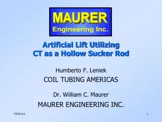Artificial Lift Utilizing CT as a Hollow Sucker Rod