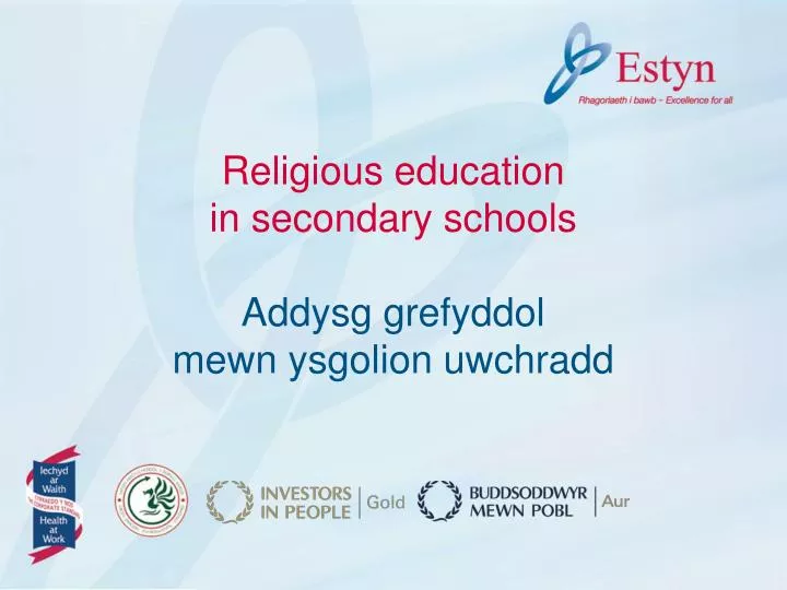 religious education in secondary schools addysg grefyddol mewn ysgolion uwchradd