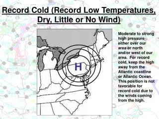 Record Cold (Record Low Temperatures, Dry, Little or No Wind)