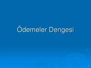 demeler dengesi