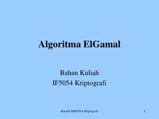 algoritma elgamal