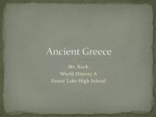 ancient greece