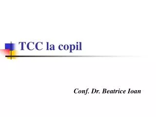 tcc la copil