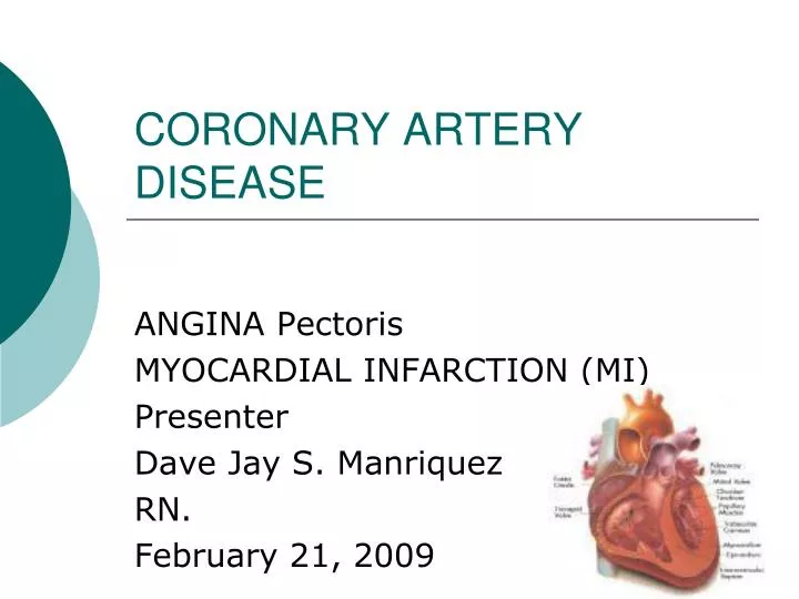 coronary artery disease