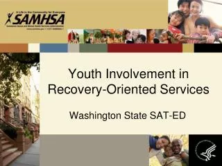 Youth Involvement in Recovery-Oriented Services