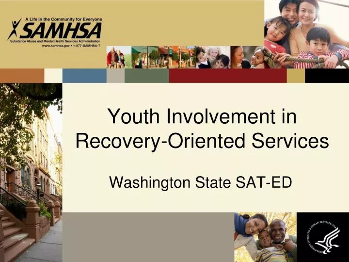 youth involvement in recovery oriented services