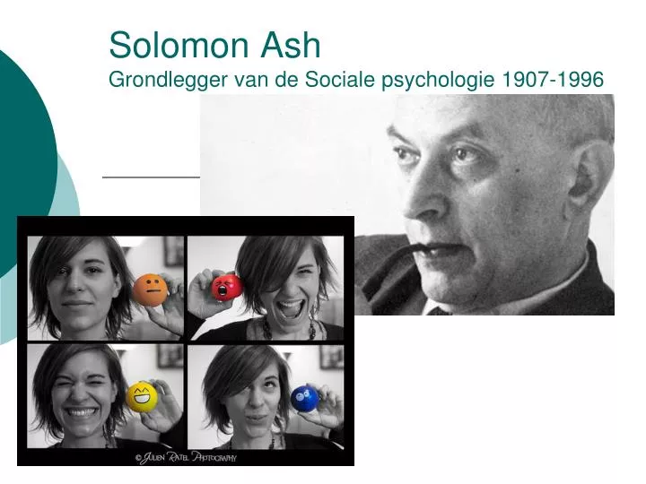 solomon ash grondlegger van de sociale psychologie 1907 1996