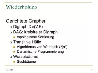 wiederholung