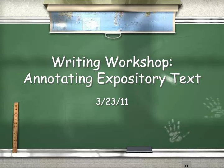 writing workshop annotating expository text