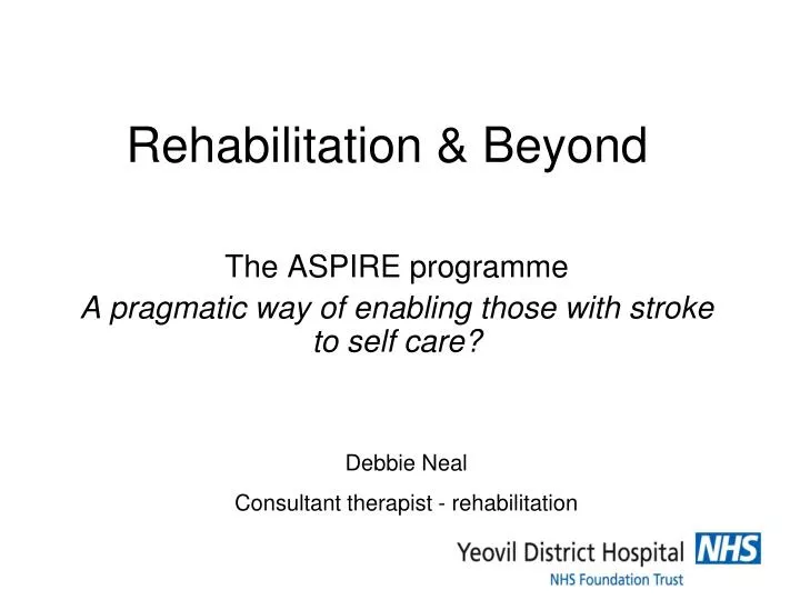 rehabilitation beyond