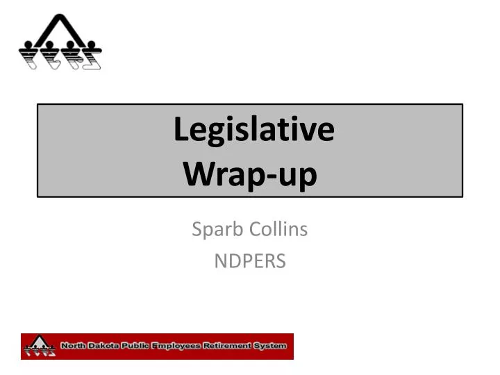 legislative wrap up