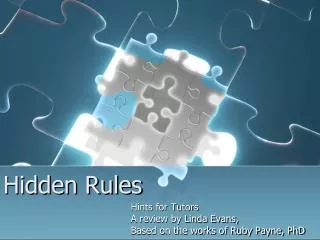 Hidden Rules