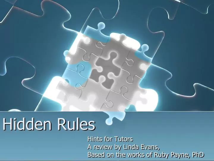 hidden rules