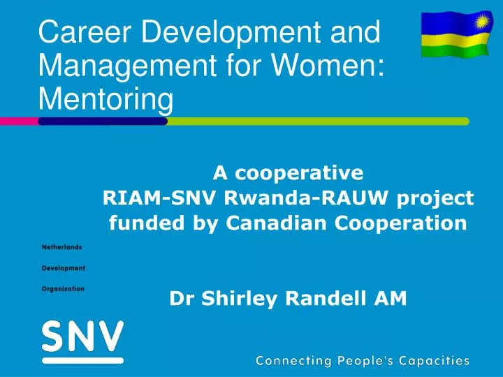 career development and management for women mentoring