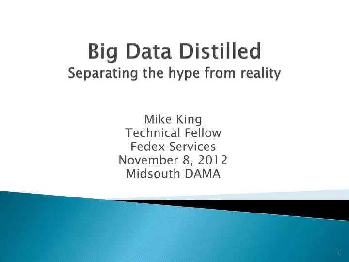 big data distilled separating the hype from reality