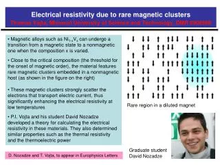 D. Nozadze and T. Vojta, to appear in Europhysics Letters