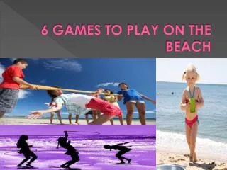 6 games to play on the beach 0
