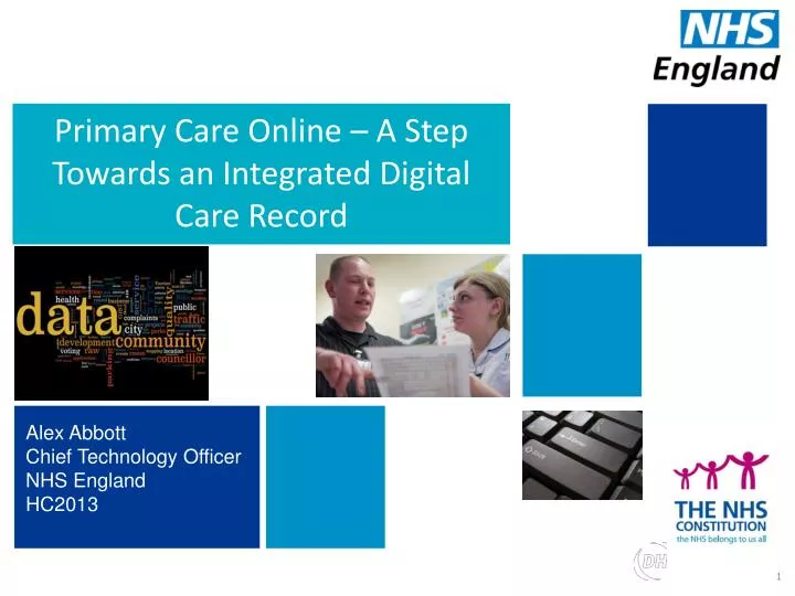 primary care online a s tep t owards an integrated d igital c are r ecord