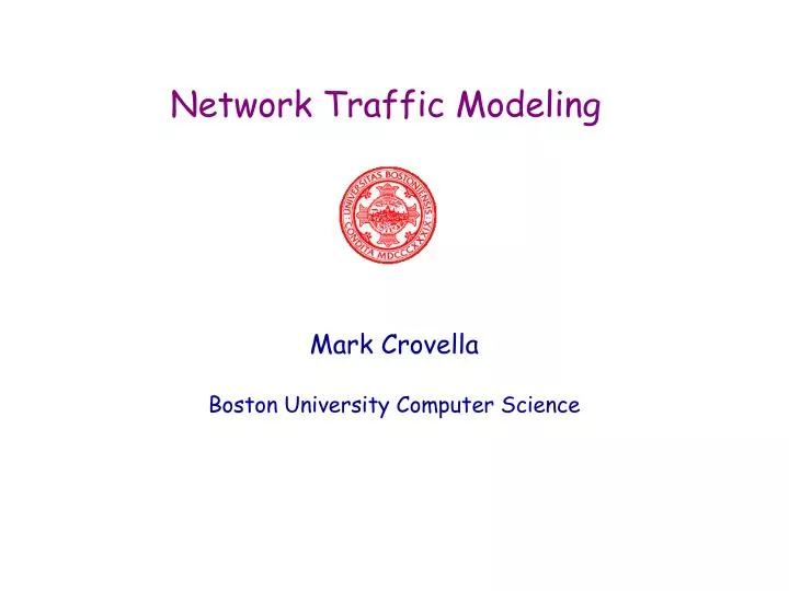 network traffic modeling