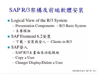 sap r 3