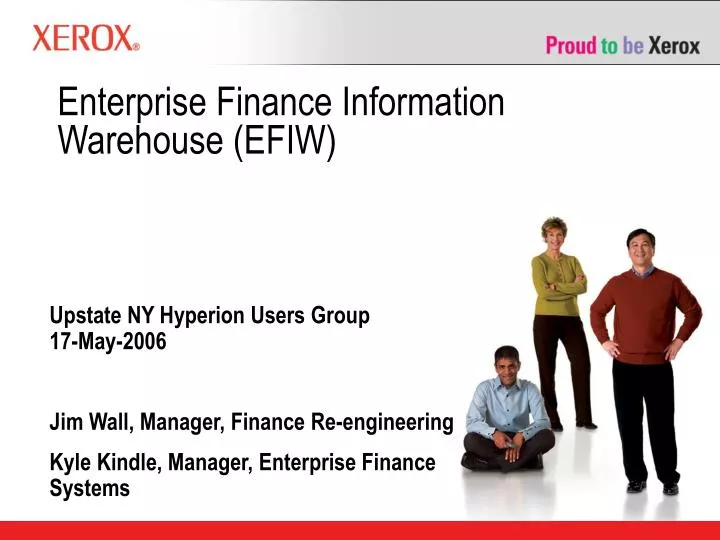 enterprise finance information warehouse efiw