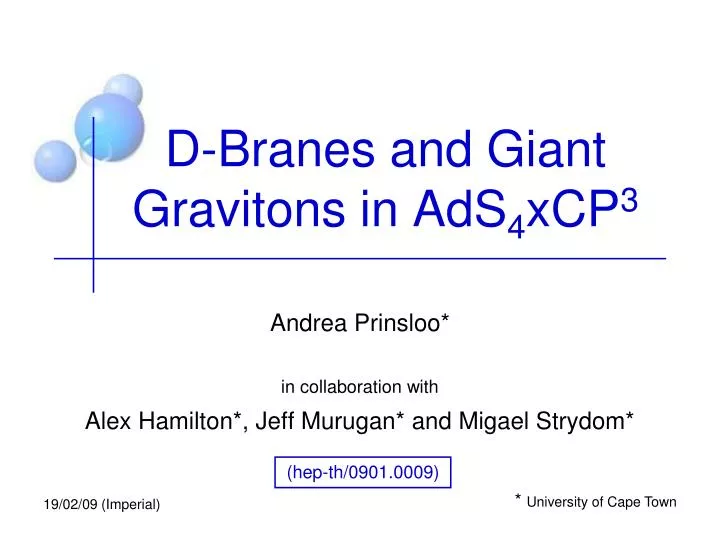 d branes and giant gravitons in ads 4 xcp 3