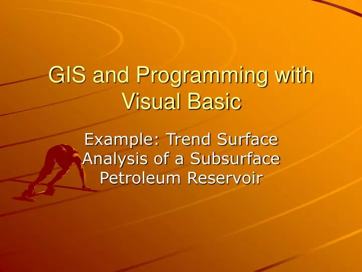 gis and programming with visual basic