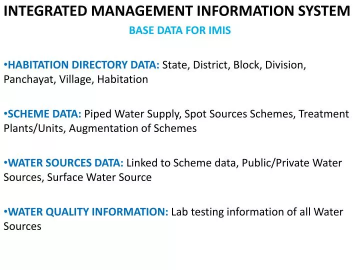 integrated management information system