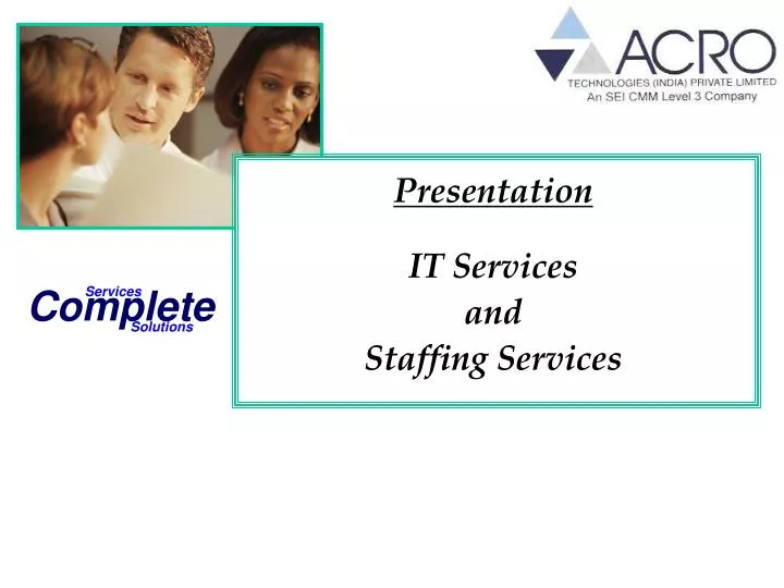 presentation it services and staffing services