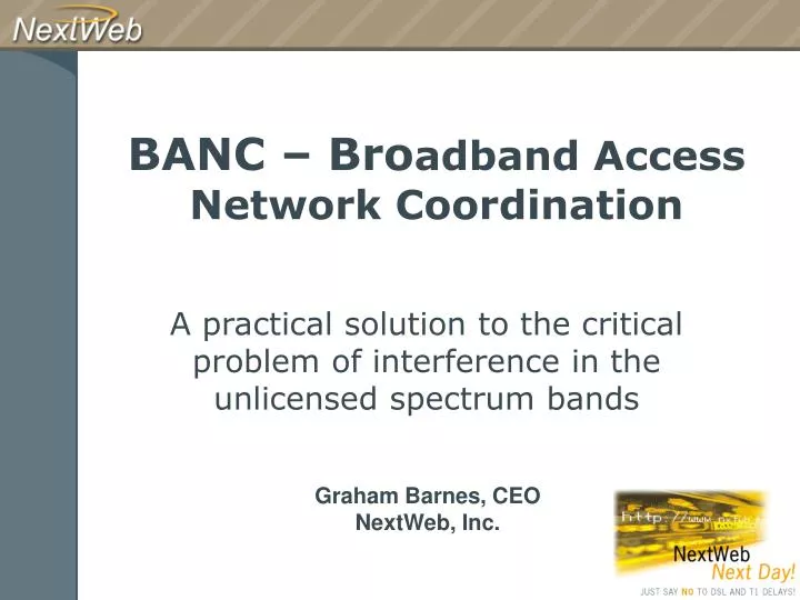 banc bro adband access network coordination