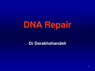 DNA Repair