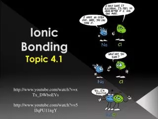 Ionic Bonding Topic 4.1