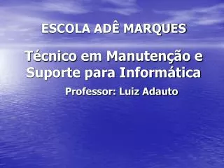 t cnico em manuten o e suporte para inform tica