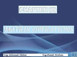 CHAPTER (2)