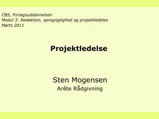 projektledelse