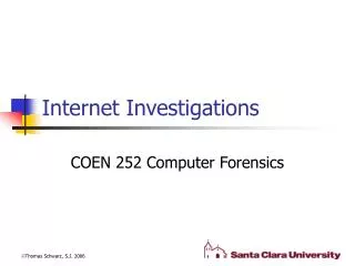 Internet Investigations