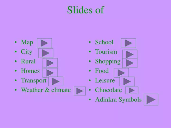 slides of