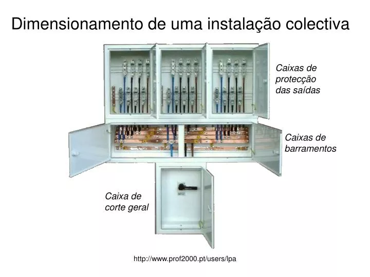 dimensionamento de uma instala o colectiva