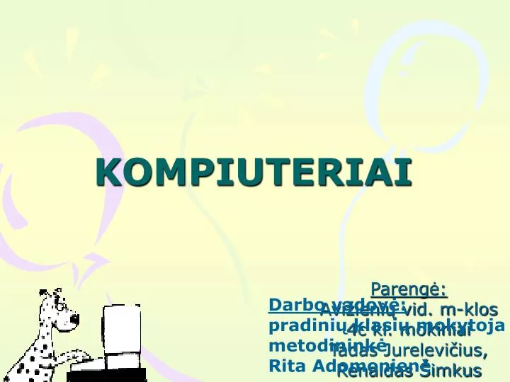 kompiuteriai