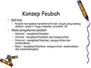 konsep peubah