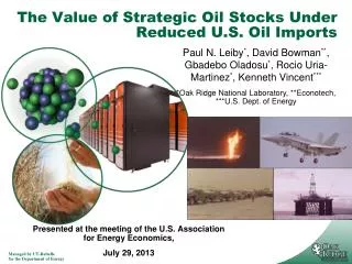 The Value of Strategic Oil Stocks Under Reduced U.S. Oil Imports