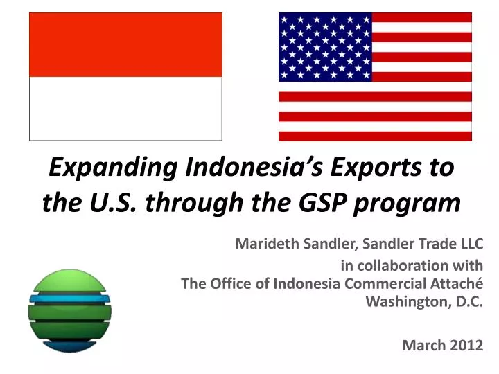 expanding indonesia s exports to the u s through the gsp program