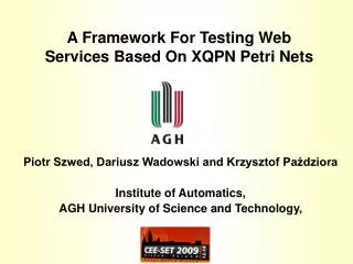 A Framework For Testing Web Services Based On XQPN Petri Nets
