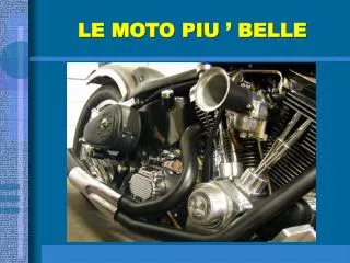 le moto piu belle