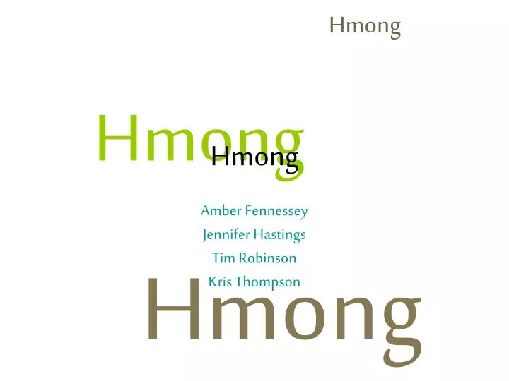 hmong