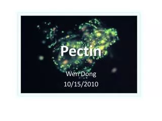 Pectin